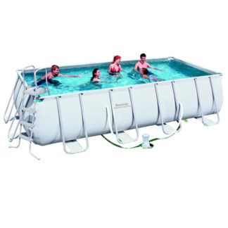 PISCINA STEEL RETT. FILTRO 2E  488x274 h 122 BESTW 56481 PISCINE FUORI TERRA BESTWAY  C BESTWAY