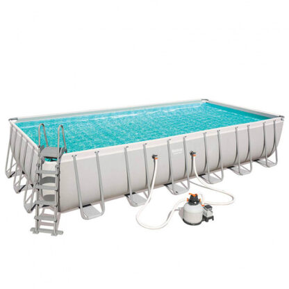 PISCINA STEEL RETT. FILTRO J5  732x366 h 132 BESTW 56475 PISCINE FUORI TERRA BESTWAY  C BESTWAY