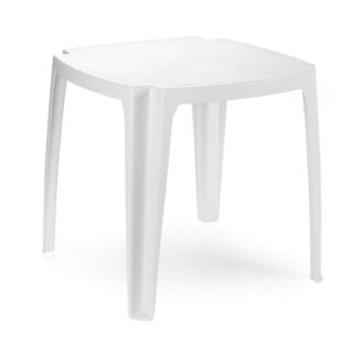 TAVOLO RESINA BIANCO               75x75 PROGARDEN 90955 ARREDO GIARDINO PROGARDEN    C PROGARDEN