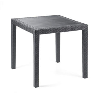 TAVOLO RESINA KING ANTRACITE       79x79 PROGARDEN 05202 ARREDO GIARDINO PROGARDEN    C PROGARDEN
