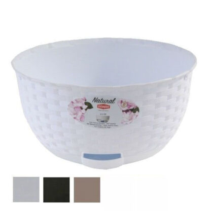 CIOTOLA NATURAL RIS.ACQUA MOKA   30 h 15  STEFANPL 75453 VASI PLASTICA                F STEFANPLAST