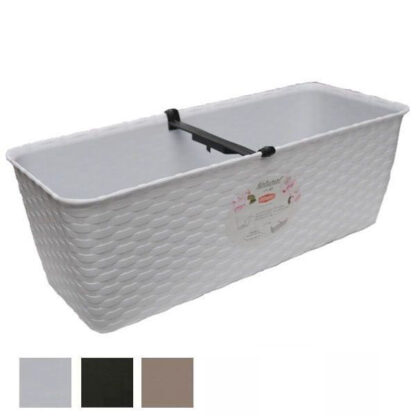 VASO NATURAL RETT. MOKA        30x13 h 11 STEFANPL 73601 VASI PLASTICA                F STEFANPLAST