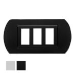 COPRINTERRUTTORE MINNY NYLON 3 POSTI NERO 8894890030590 GHIDINI                      F GHIDINI