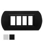 COPRINTERRUTTORE MINNY NYLON 4 POSTI BIANCO 8894890040790 GHIDINI                      F GHIDINI