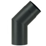 GOMITO ACCIAIO 45^ 15 NERO        2MM AETERNUM ALA R40 200 500 268 TUBI ACCIAIO                 F ALA