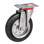 RUOTA GOMMA PG 95x80      125x37,5     535803SL TR 535803 RUOTE INDUSTRIALI            F TELLURE ROTA