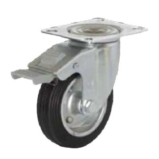 RUOTA GOMMA PGF 95x80      80x25,0     536301SL TR 536301 RUOTE INDUSTRIALI            F TELLURE ROTA
