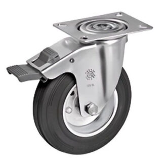 RUOTA GOMMA PGF 95x80     100x30,0     536302SL TR 536302 RUOTE INDUSTRIALI            F TELLURE ROTA