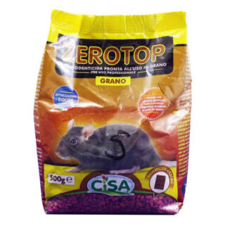 ESCA TOPI ZEROTOP GRANO                g  200 CISA TOP7034 TRAPPOLE TOPI                C CISA ADRIATICA