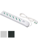 MULTIPRESA 6x2PT SK INT NERO       FIDO 410201 FME 410201 AVVOLGICAVI E PROLUNGHE      F FME