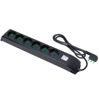 MULTIPRESA 6x2PT SK INT AF NERO    FIDO 410241 FME 410241 AVVOLGICAVI E PROLUNGHE      F FME