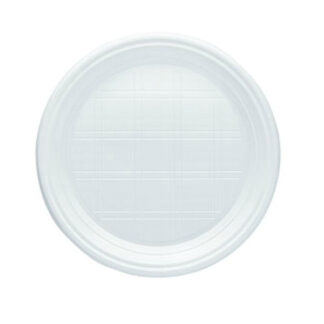 PIATTO PIANO g  6      EVERYDAY BIANCO Pz. 50 BIBO 5550590 MONOUSO PLASTICA             C BIBO