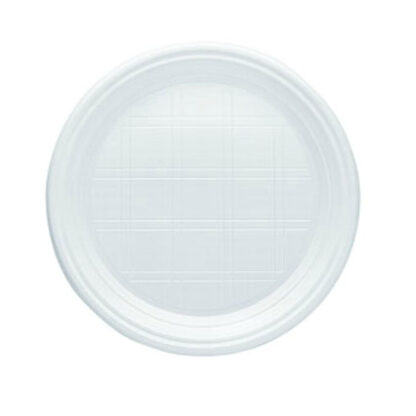 PIATTO PIANO g  6      EVERYDAY BIANCO Pz. 50 BIBO 5550590 MONOUSO PLASTICA             C BIBO