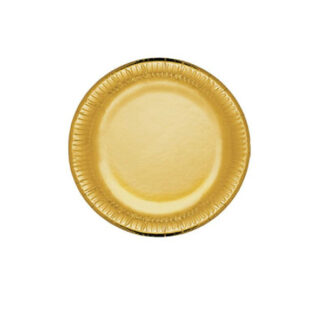PIATTO CARTA           Pz 10 cm 19 PARTY GOLD BIBO 4471595 MONOUSO COORDINATI CARTA     C BIBO