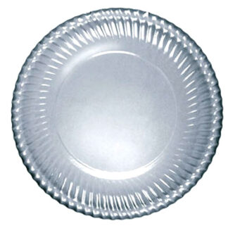 VASSOIO CARTA PORTATA ARGENTO      cm 30 Pz 6 BIBO 4461573 MONOUSO PLASTICA             C BIBO