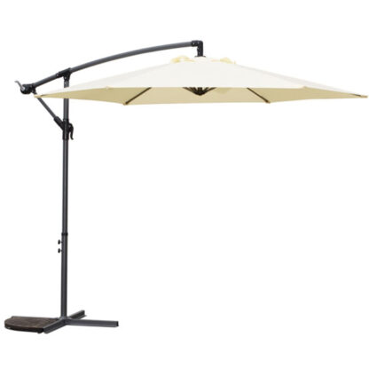 OMBRELLONE MET.POLIES.LATER.BIANCO 300      BUYBUY YF-1102 OMBRELLONI METALLO           C BUY BUY