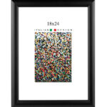 CORNICE LEGNO DECOLOR NERO      cm 30x45 NOVOGLASS DECO3045N CORNICI                      C NOVOGLASS