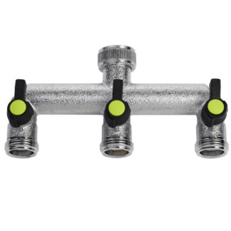 PRESA 3 RUBINETTI 3/4F + 3/4M    OTT 468B AQUATECH 468B RACCORDI GIARDINAGGIO        F AQUATECH