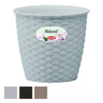 VASO NATURAL TONDO MOKA          24 h 23  STEFANPL 73472 VASI PLASTICA                F STEFANPLAST