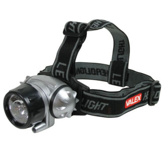 LAMPADA FRONTALE SPOT 10+2 LED 3AAA VALEX 1152211 LAMPADE PORTATILI F VALEX
