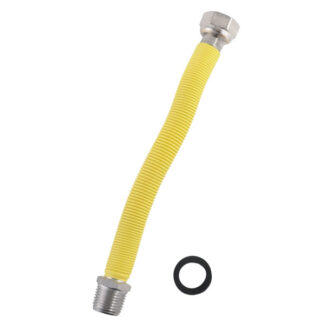 TUBO GAS INOX M1/2"-F1/2"  6,5/12,5 ESTENSIBILE F0001-00130MA TUBI GAS                     F PSP