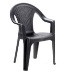 SEDIA RESINA BRACC.ISCHIA ANTRACITE      PROGARDEN ISC128AN ARREDO GIARDINO PROGARDEN    C PROGARDEN