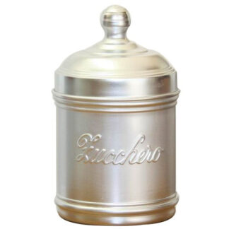 BARATTOLO ALLUMINIO ZUCCHERO  cm 10 h 12 OTTINETTI 1647DZ10 BARATTOLI LAMIERA            C OTTINETTI