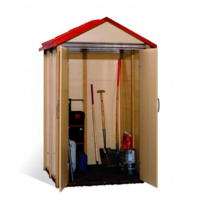 CASETTA TUSCANY 120x120 h 215 2 PORTE TUSCANY120BEIGE *CASETTE GIARDINO            C GAROFALO
