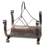 PORTALEGNA PORTATILE    cm 40x32 h45 LAPILLO 12858  ACCESSORI CAMINETTI          F LAPILLO