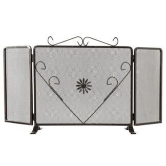PARASCINTILLE 3 ALI DECORO cm 90 h50 LAPILLO 12855  ACCESSORI CAMINETTI          F LAPILLO