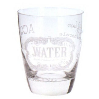 BICCHIERE DOMINO ACQUA cc 300 Pz.3 WHITETEXT CERVE M52430 BICCHIERI VETRO CERVE        C CERVE