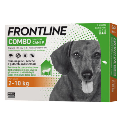 ANTIPARASSITARIO COMBO CANI PICCOLI Pz 3 FRONTLINE 128848-VFR22-S 2-10kg *ANTIPARASSITARI FRONTLINE   C FRONTLINE
