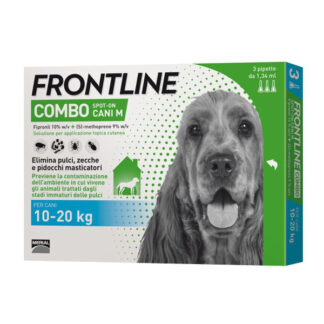 ANTIPARASSITARIO COMBO CANI MEDI    Pz 3 FRONTLINE 128849-VFR21-S 10-20 kg *ANTIPARASSITARI FRONTLINE   C FRONTLINE