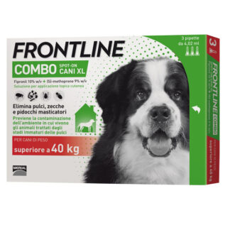 ANTIPARASSITARIO COMBO CANI EXTRA L Pz 3 FRONTLINE 128851-VFR23-S 40-60 kg *ANTIPARASSITARI FRONTLINE   C FRONTLINE
