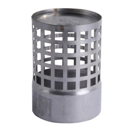 TERMINALE SCARICO INOX  8                      ALA J60 400 150 423 TUBI INOX                    F ALA