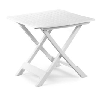 TAVOLO RESINA PIEGH.TEVERE BIANCO  79x72 PROGARDEN TEV050BI ARREDO GIARDINO PROGARDEN    C PROGARDEN