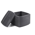 TAVOLO RESINA CONTENIT.NAXOS ANTRA.53x53 PROGARDEN NAX028AN ARREDO GIARDINO PROGARDEN    C PROGARDEN