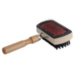 SPAZZOLA CANI DOPPIO USO cm 10x5     ILCAMPO 07642 9815-2 SPAZZOLE CANI                F IL CAMPO