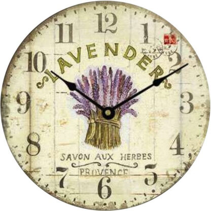 OROLOGIO MURO LAVANDA                   cm 30 XTRA KLB8-W1226 OROLOGI SVEGLIE              C XTRA