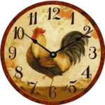 OROLOGIO MURO GALLO                     cm 30 XTRA KLB10-W2066 OROLOGI SVEGLIE              C XTRA