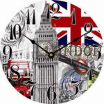 OROLOGIO MURO LONDON                    cm 30 XTRA KLB14-W4051 OROLOGI SVEGLIE              C XTRA