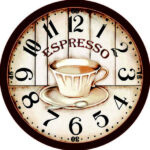 OROLOGIO MURO ESPRESSO                  cm 30 XTRA KLM770 (19) OROLOGI SVEGLIE              C XTRA