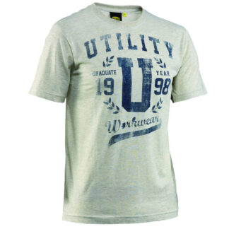 T-SHIRT MELANGE GREY M             GRAPHIC DIADORA 161760-C0096/M INDUMENTI LAVORO             F DIADORA