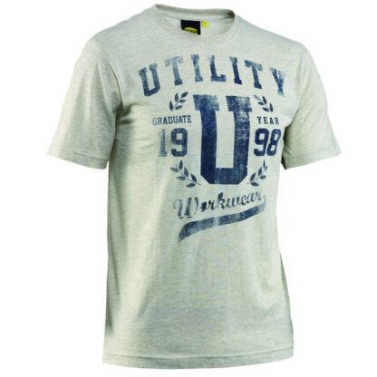 T-SHIRT MELANGE GREY M             GRAPHIC DIADORA 161760-C0096/M INDUMENTI LAVORO             F DIADORA