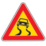 CARTELLO STRADALE STRADA SDRUCIOLEVOLE         D&B 3030811422G SEGNALETICA                  F DB