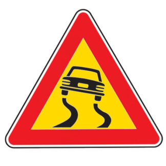 CARTELLO STRADALE STRADA SDRUCIOLEVOLE         D&B 3030811422G SEGNALETICA                  F DB