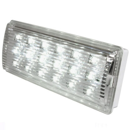 LAMPADA EMERGENZA FISSA SLIM 18 LED         VELAMP ER018 LAMPADE PORTATILI            F VELAMP