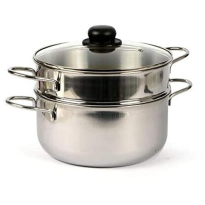 VAPORIERA INOX           cm 22 VAPOR IN METALSOMMA 676/22 PENTOLE ACCIAIO METALSOMMA   C METALSOMMA