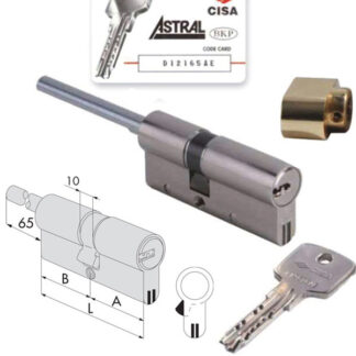 CILINDRO INF.69,0-29,5-39,5 ASTRALP0A3S7-12-0 CISA 0A3S712012CL6355 CISA CILINDRI                S CISA