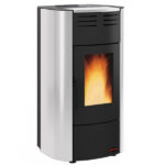 TERMOSTUFA PELLET RAFFAELLA IDRO ARGENT EXTRAFLAME 1285102 - 4 S STUFE PELLET                 F EXTRAFLAME